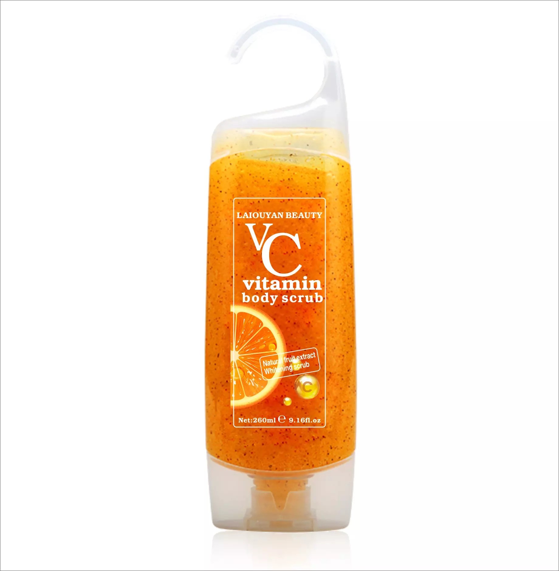 Gel De Dus Exfoliant Cu Vitamine, Body Scrub Orange 260ml