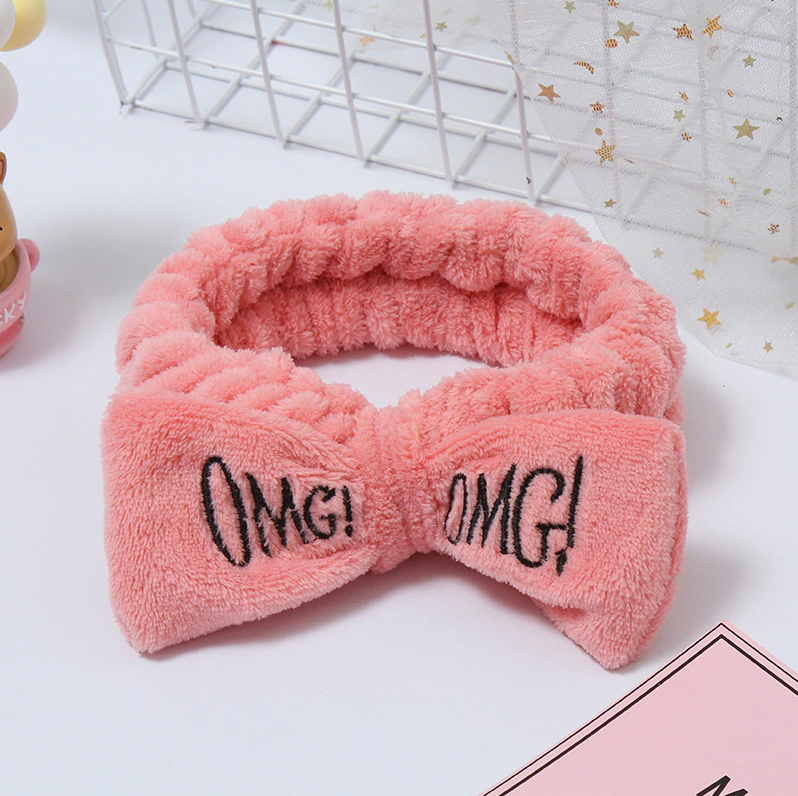 Bentita Cosmetica cu elastic, Roz