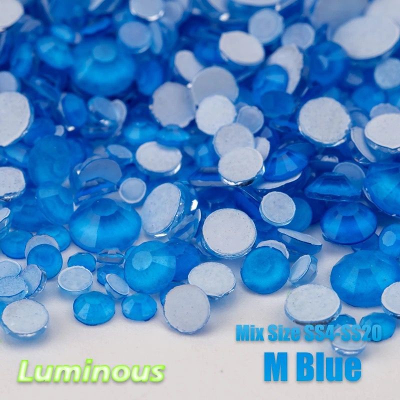 Set 180 Cristale Fluorescente unghii, CRS04