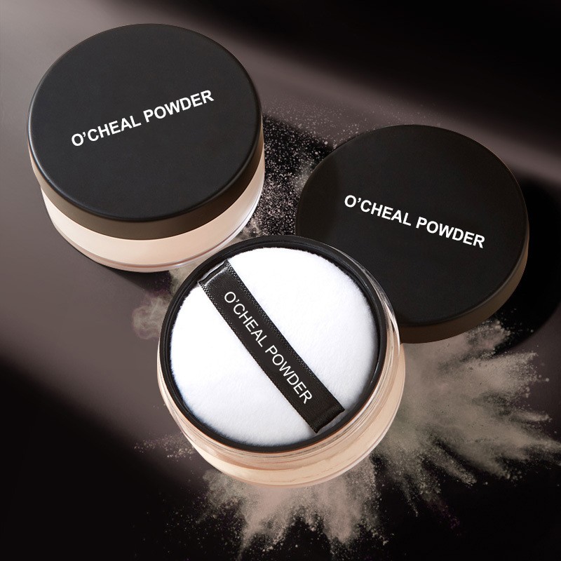 Pudra Makeup matifianta pentru fixarea machiajului, Long Lasting, Natural Color