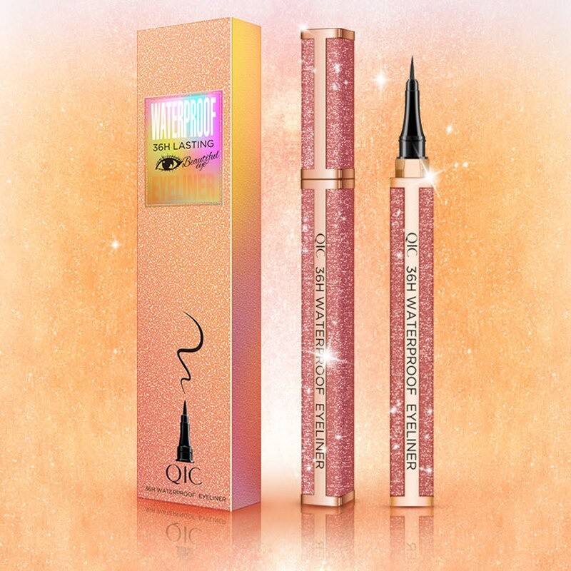 Eyeliner Waterproof, Tus stilou Black pentru Pleoape, 36 Ore rezistenta