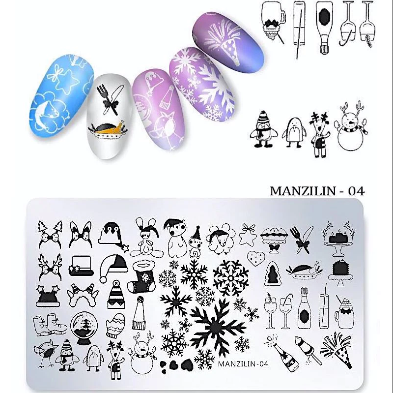 Matrita Unghii Metalica, Manzilin-04
