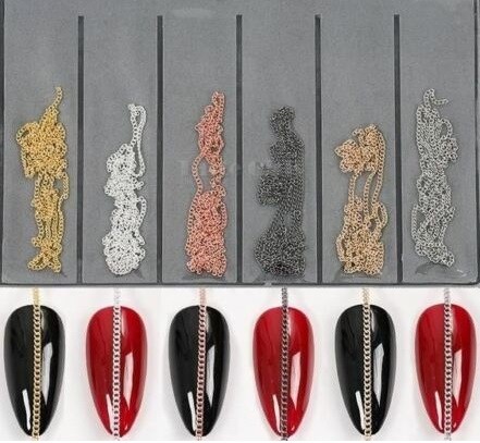 Decoratiuni pentru unghii, lantisor 03