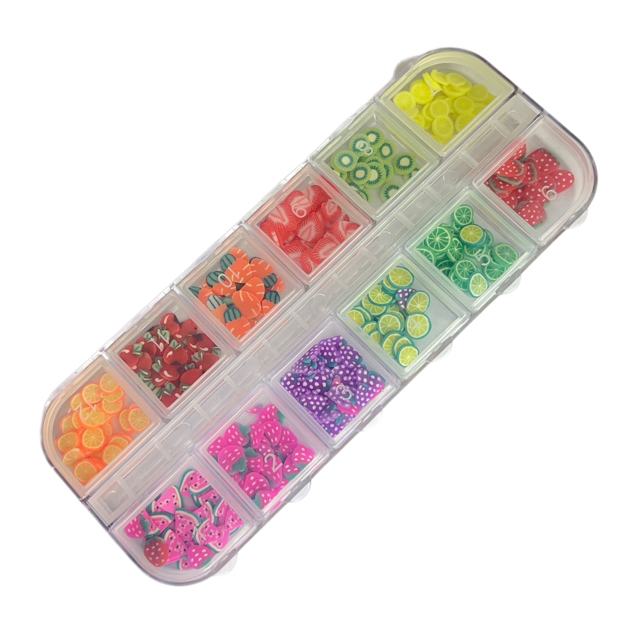 Set Decor Unghii,Nail Art, 12 Fructe 02