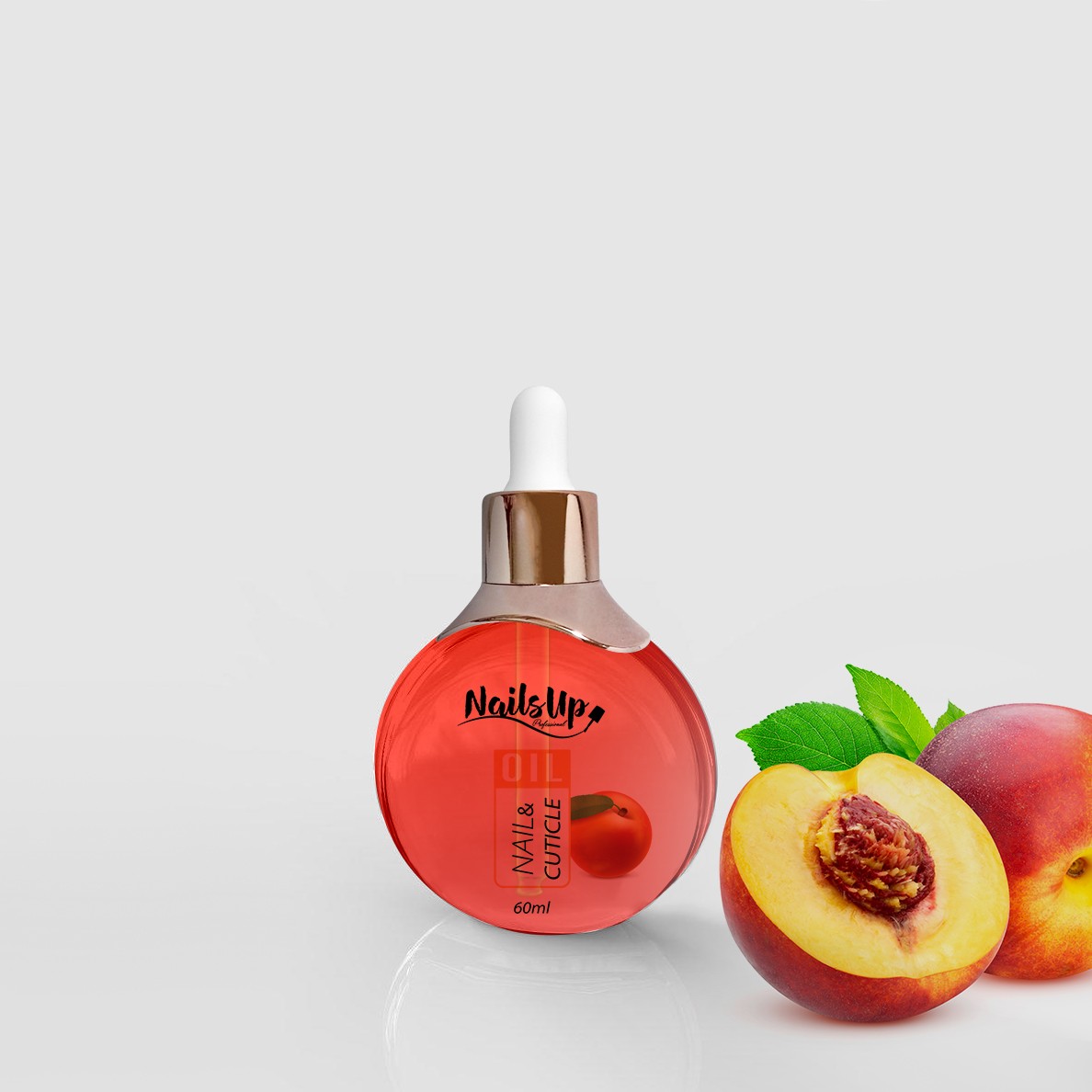 Ulei Cuticule cu Pompita, NailsUp 60ml - Iasomie