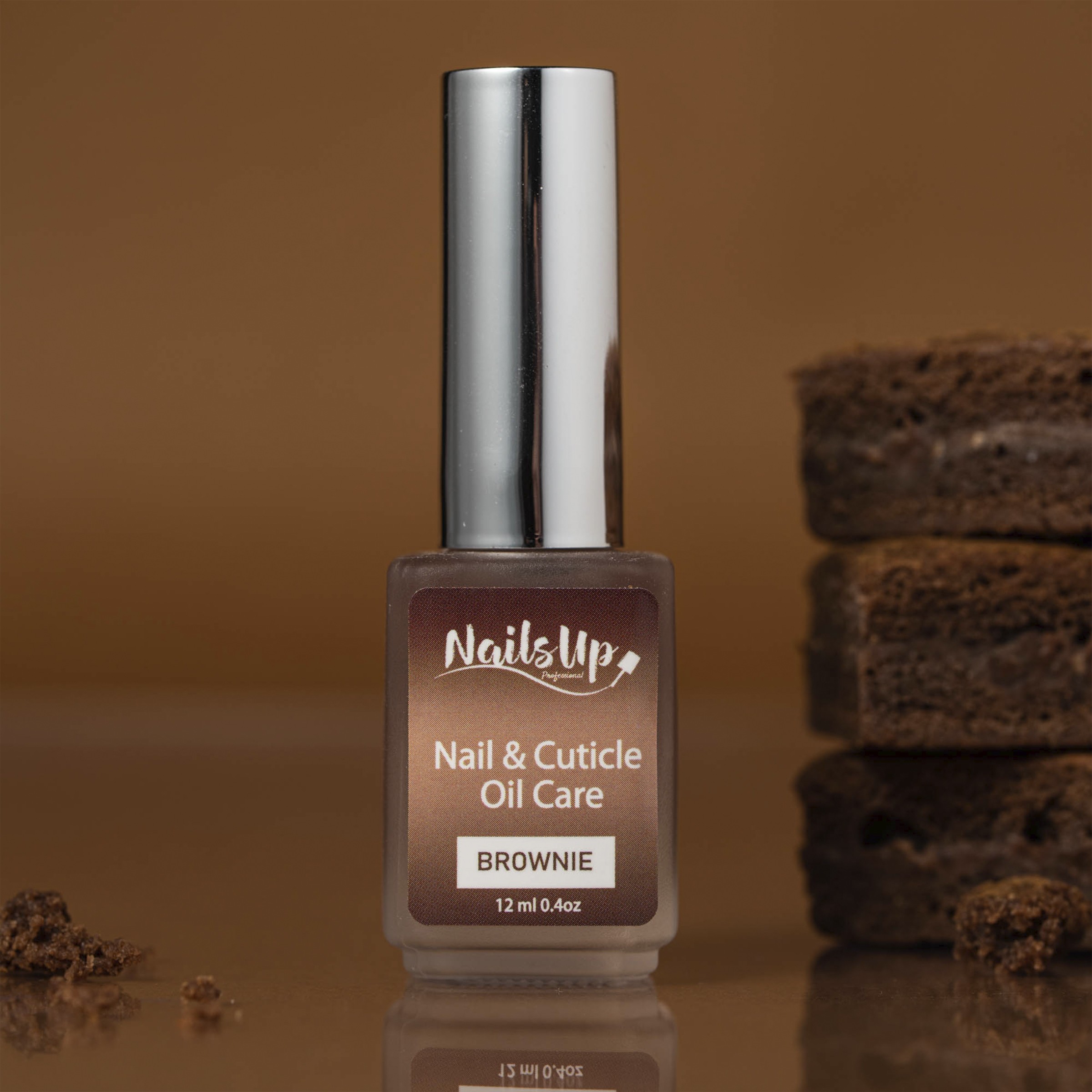 Ulei Cuticule 12 ml, NailsUp, Brownie