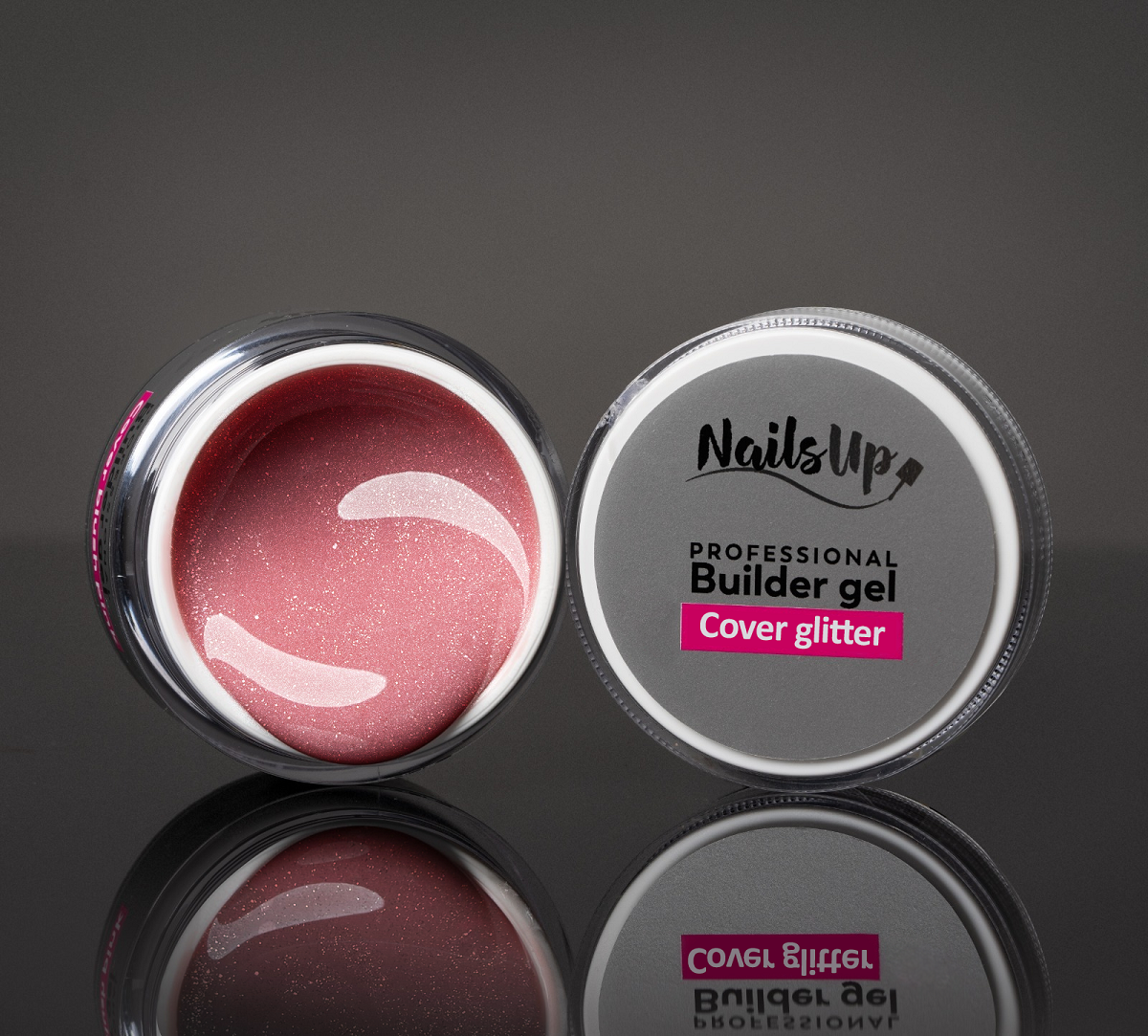Gel UV Constructie NAILSUP - Cover Glitter 15g