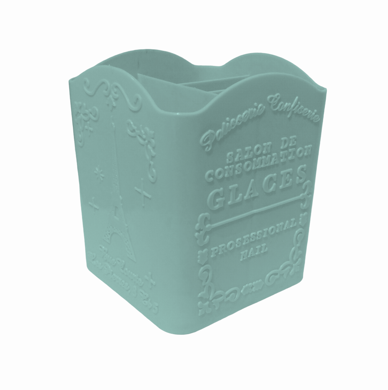 Suport ustensile manichiura pahar - Verde Menta