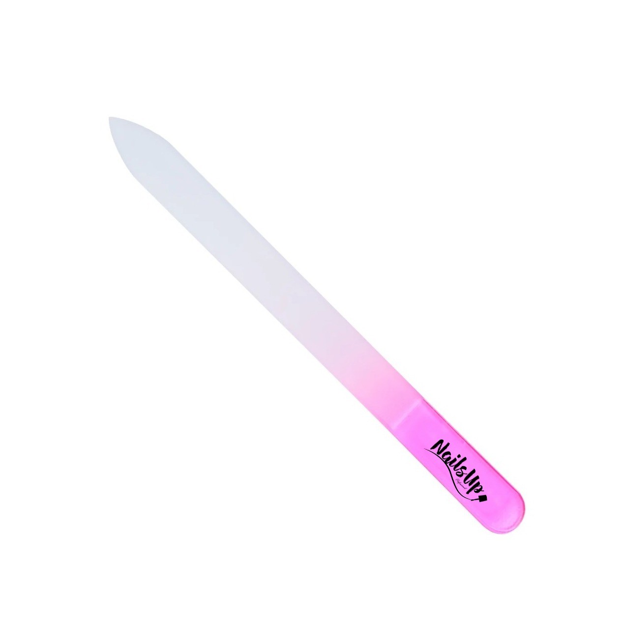 Pilă Unghii NAILSUP din Sticlă Pink pentru Manichiură și Finisare Delicată