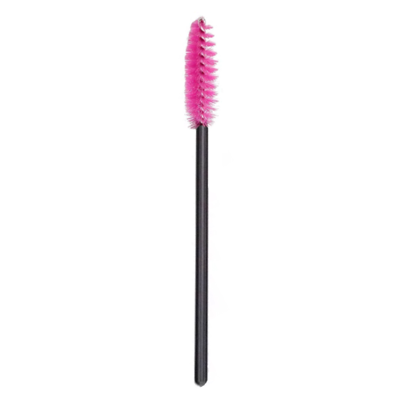Set 50 Perii de unica folosinta pentru gene si sprancene, Fucsia