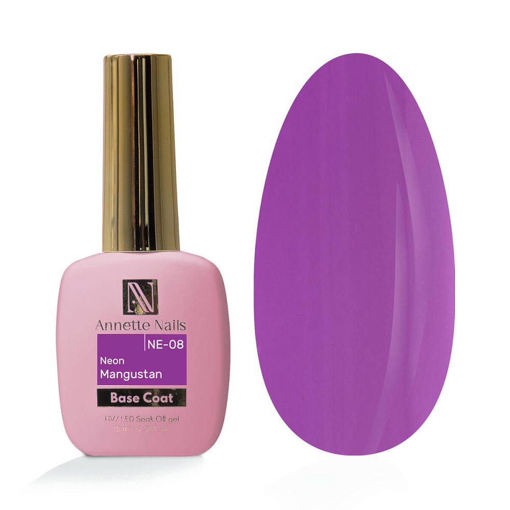 Rubber Base Annette Nails Neon Mangustan NE-08