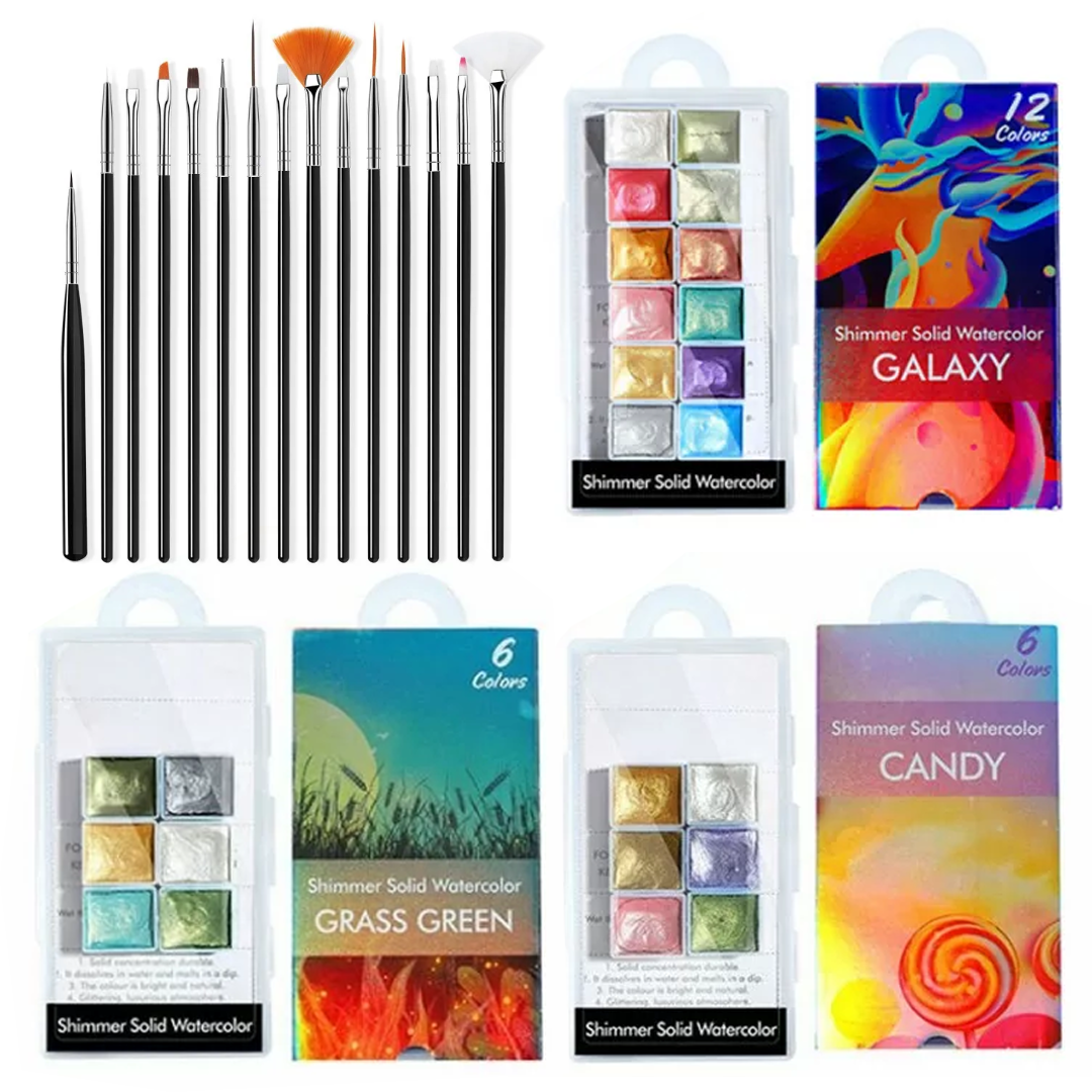 Kit 3 Palete Sidefate Pentru Pictura Unghii – 013