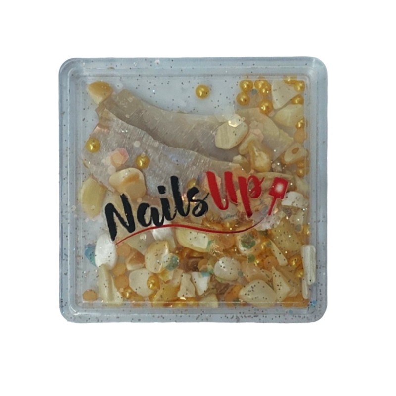 Decor Unghii NailsUp Nail Art Mix Gold 01