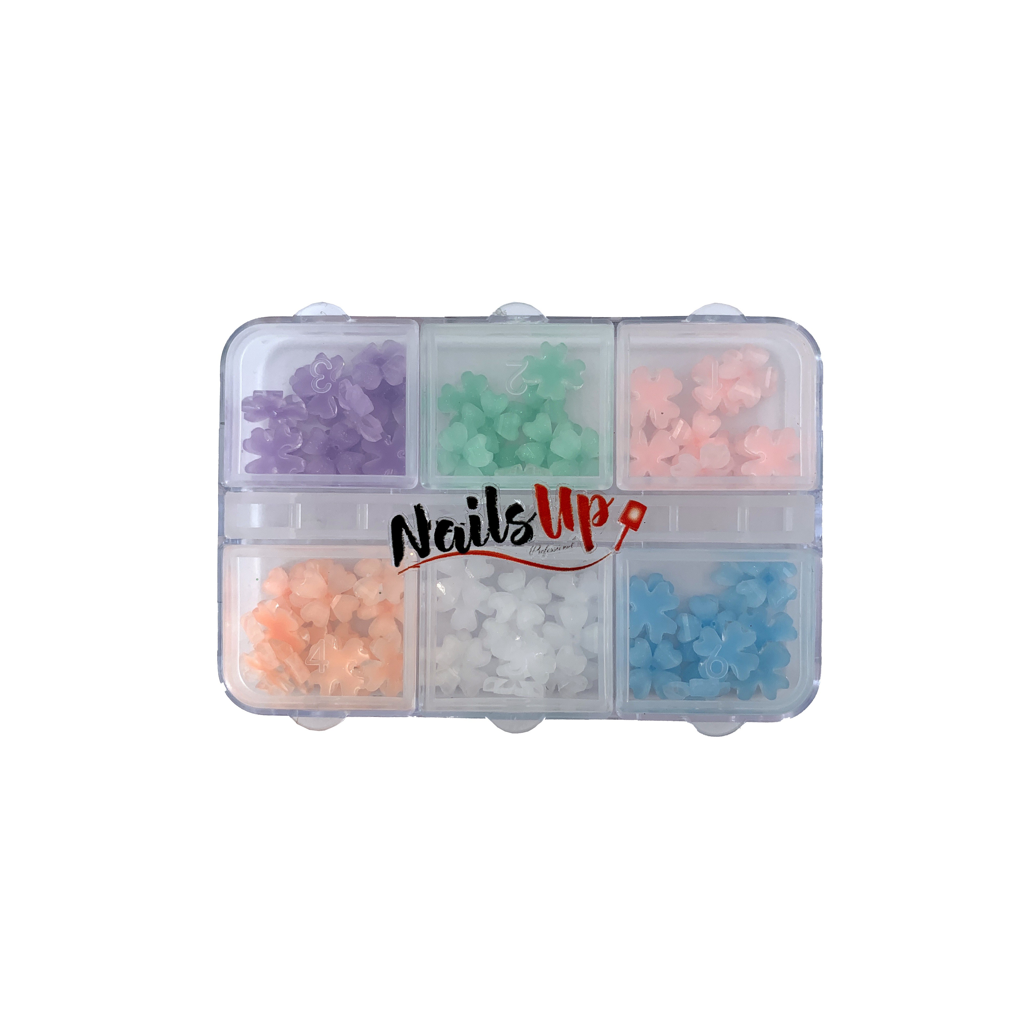 Decor Unghii NailsUp Cristale Floricele Colorate