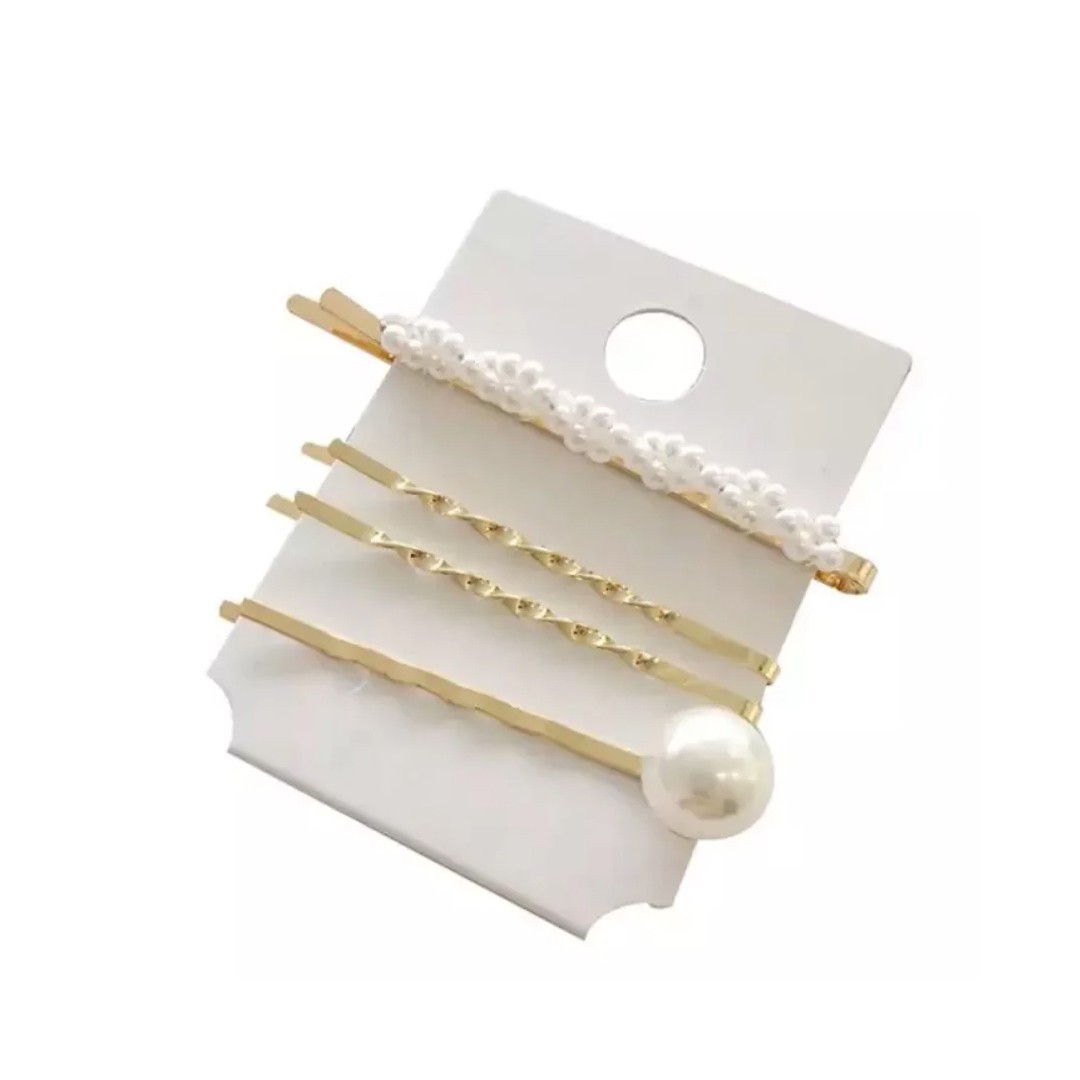 Set de Agrafe Pentru Par, Aurie 06