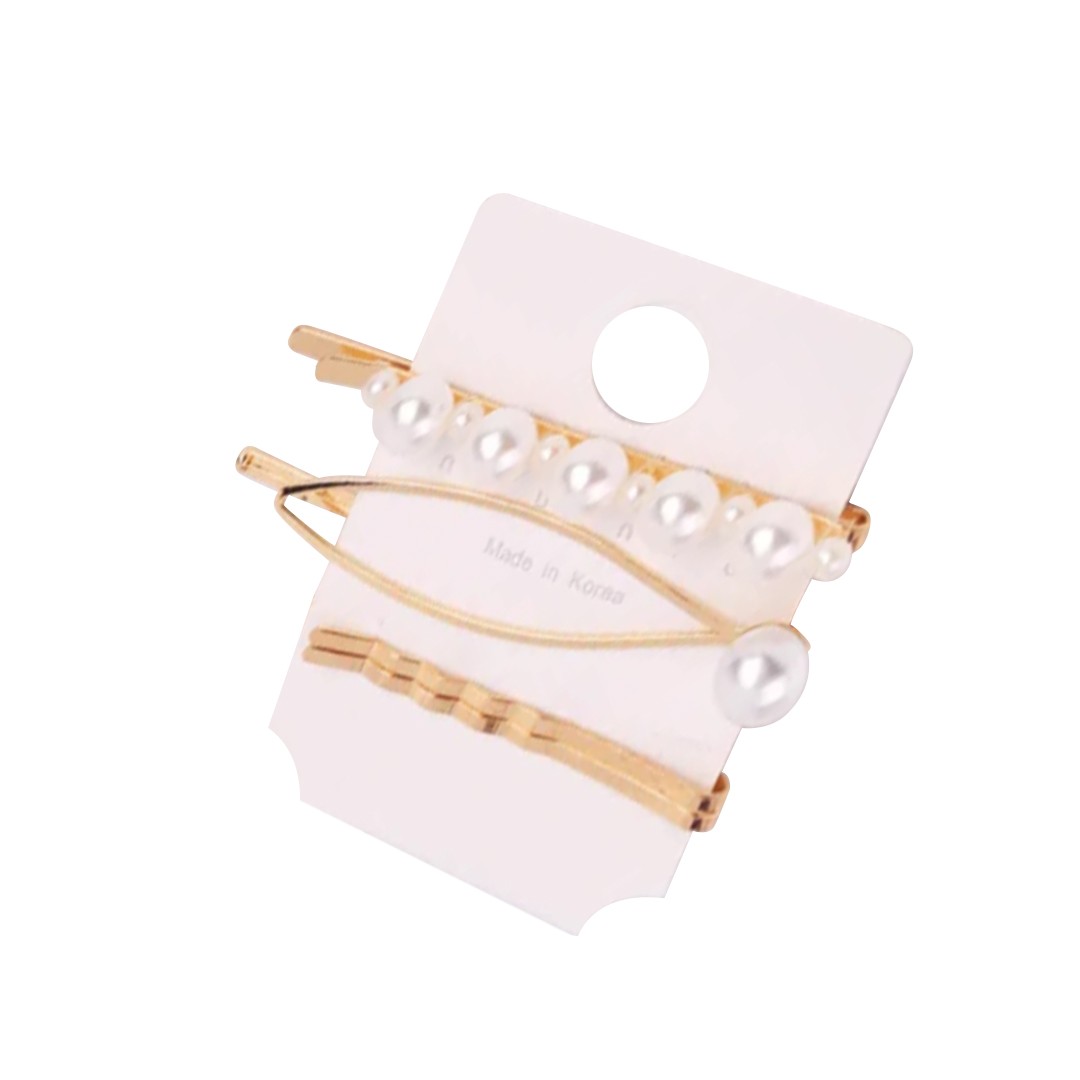 Set de Agrafe Pentru Par, Aurie 05