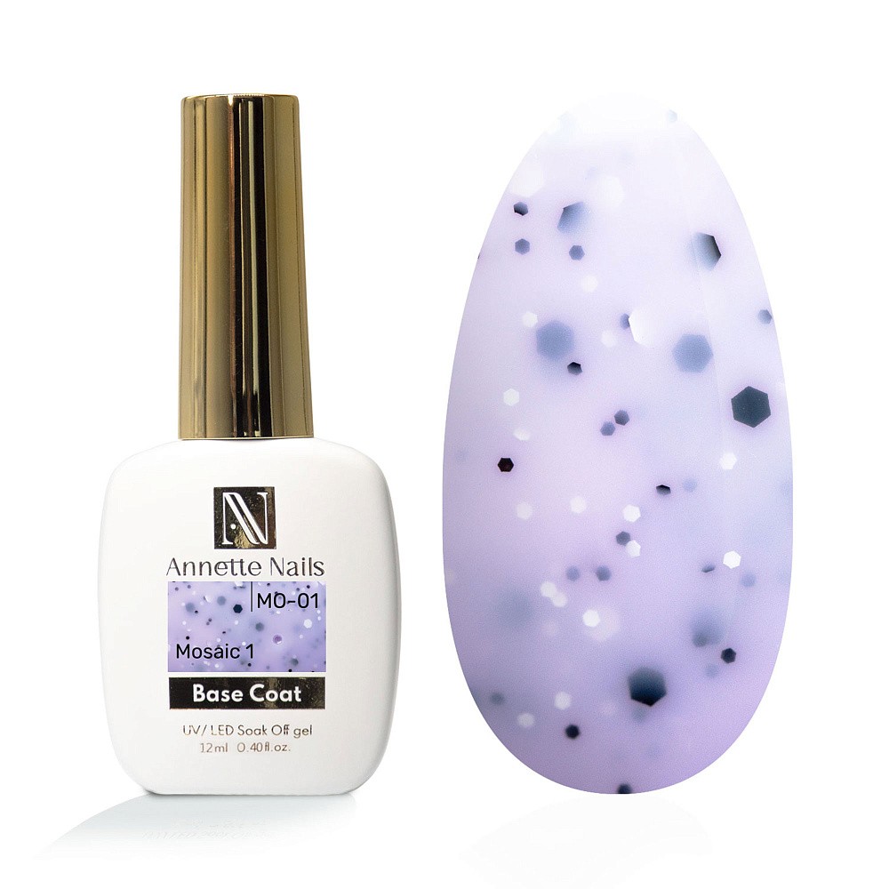 Baza Rubber Annette Nails Mosaic 1 MO-01