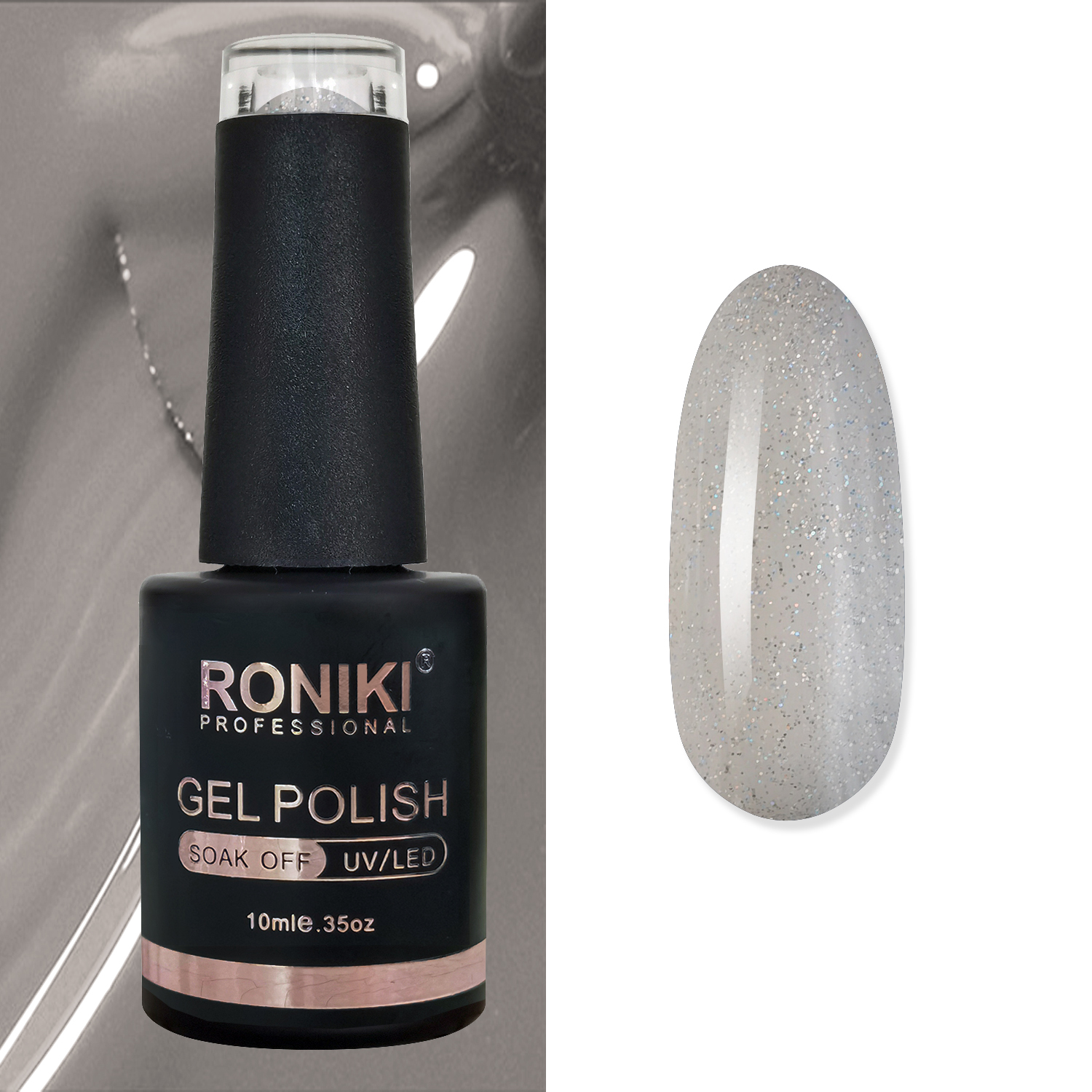Oja Semipermanenta Roniki Rainbow Gel Color 01