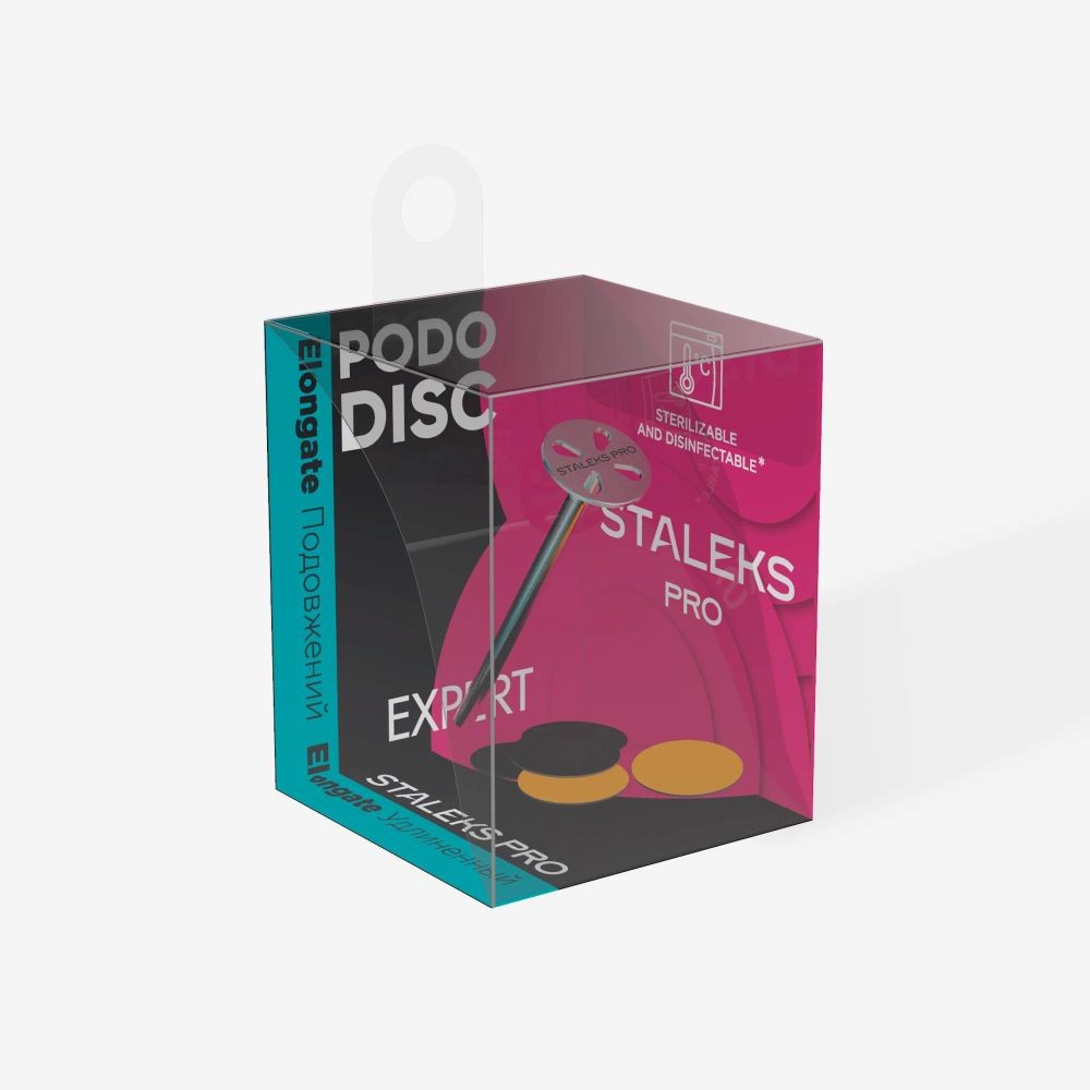 Pododisc Staleks PRO XS  si 5 rezerve 180 grit, 10mm PDLset-10
