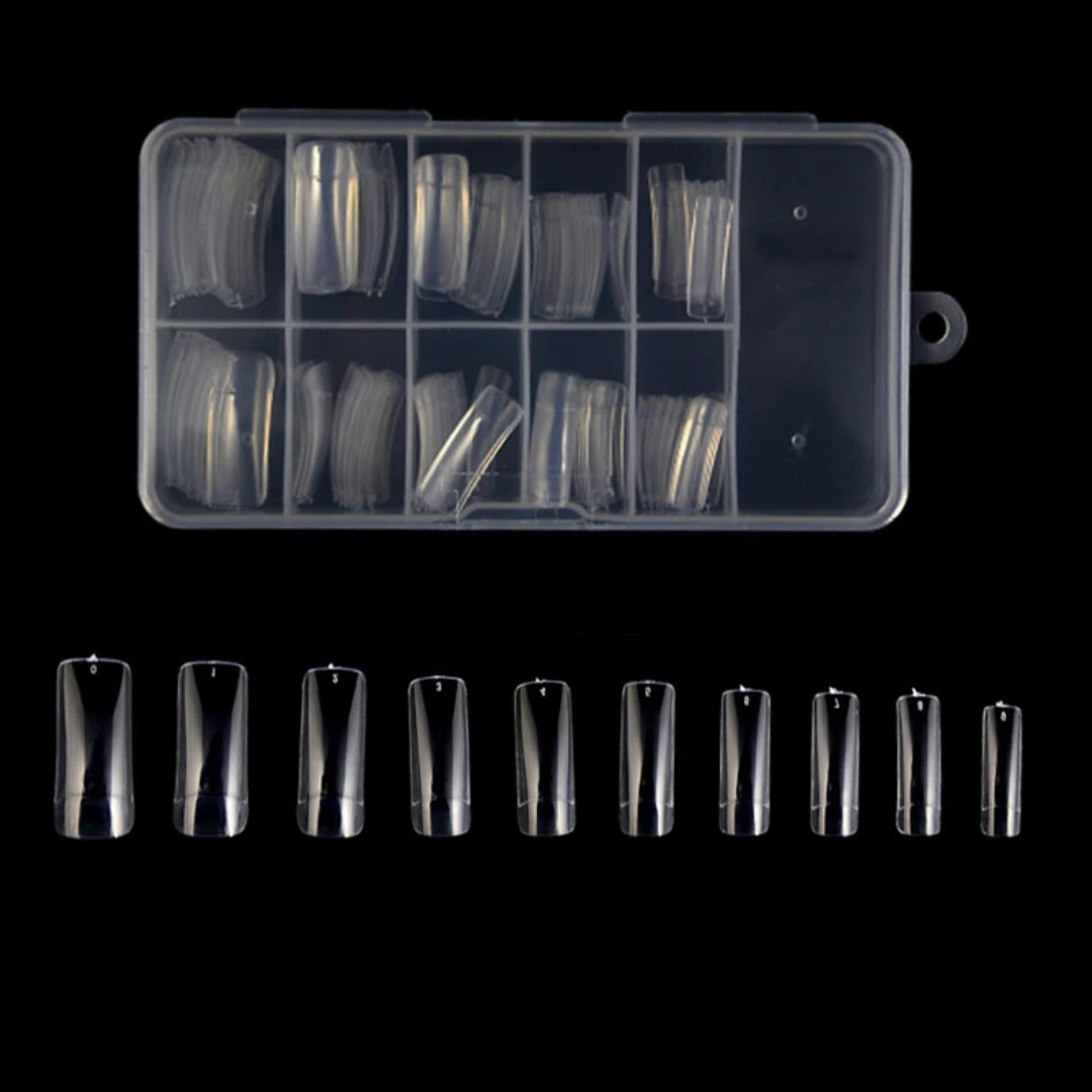 Set 100 tipsuri transparente
