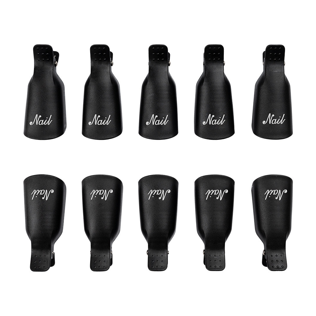 Clipsuri unghii set 10 bucati - negru