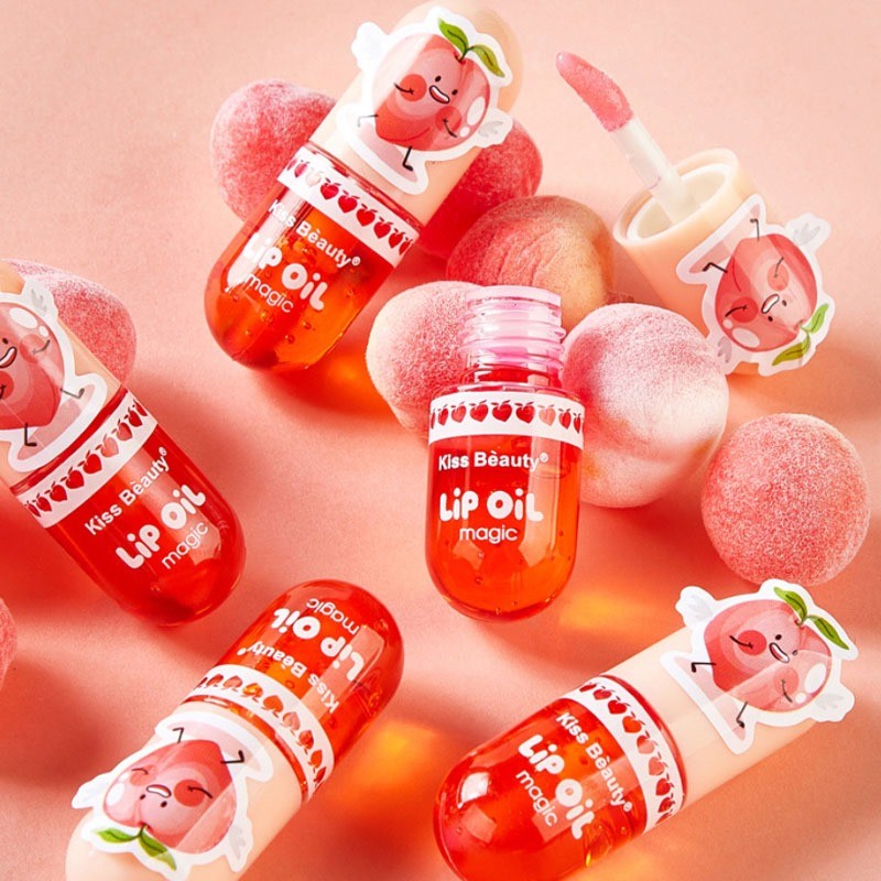 Balsam Buze, Lip Oil Hidratant cu Aroma de Piersica 3ml