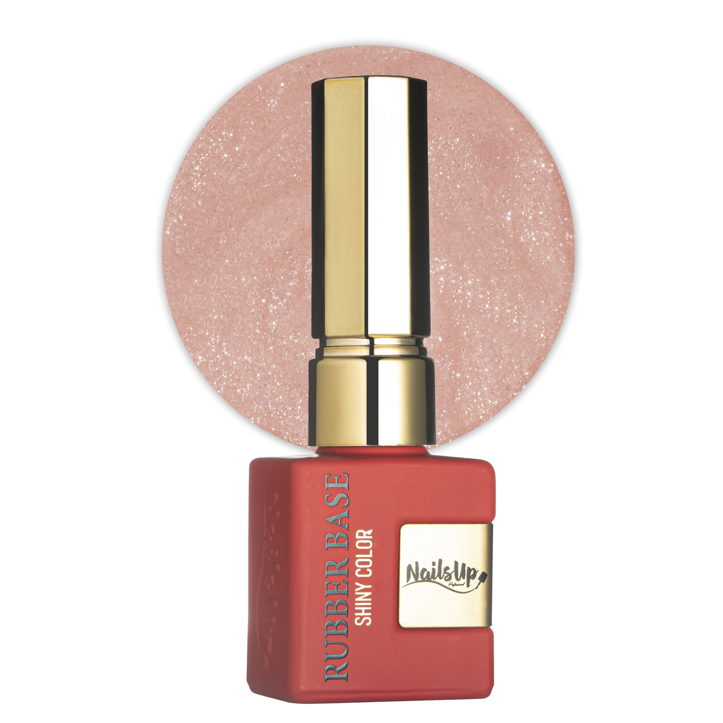 Rubber base NAILSUP Shiny Color S08 8ml