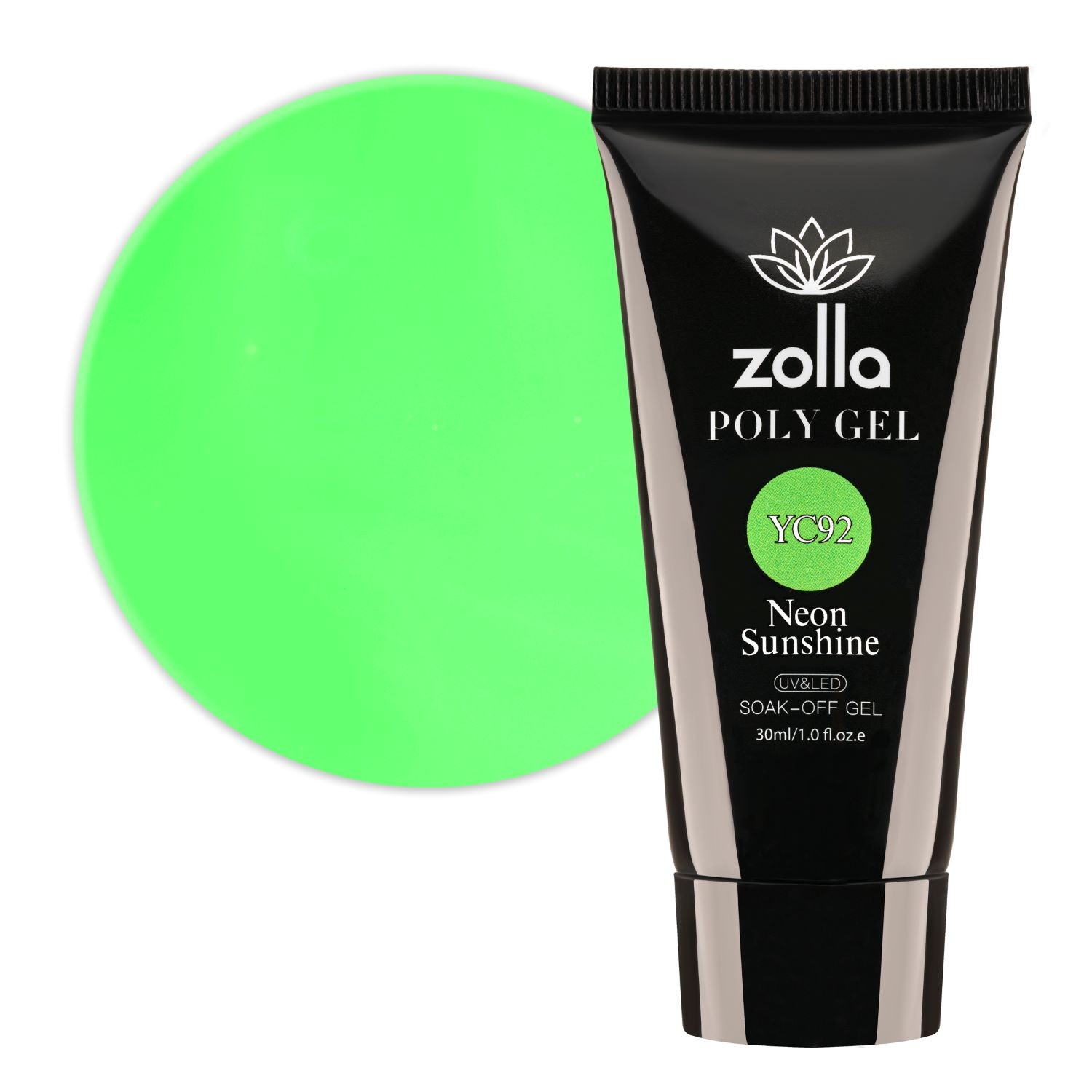 Polygel Zolla Neon Sunshine YC092, 30ml