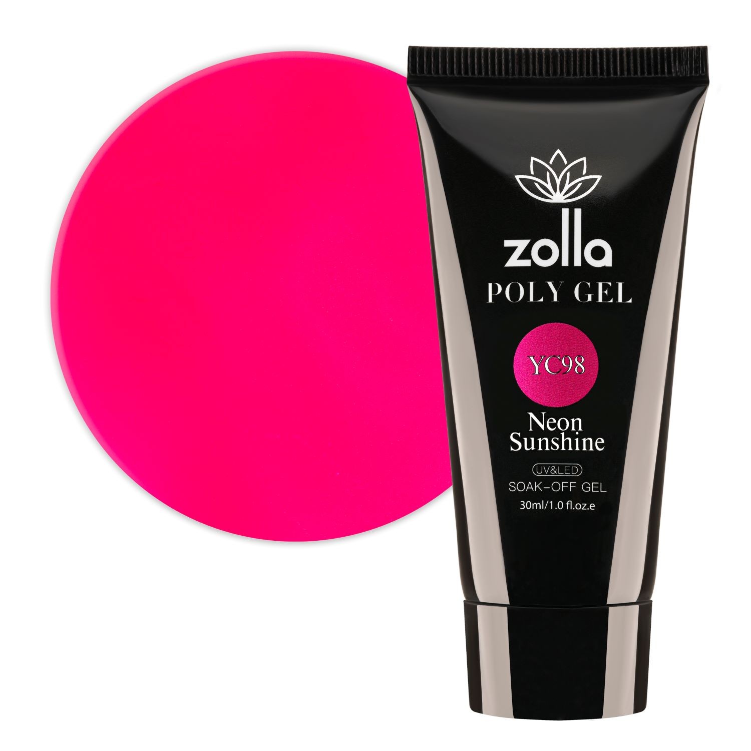 Polygel Zolla Neon Sunshine YC098, 30ml