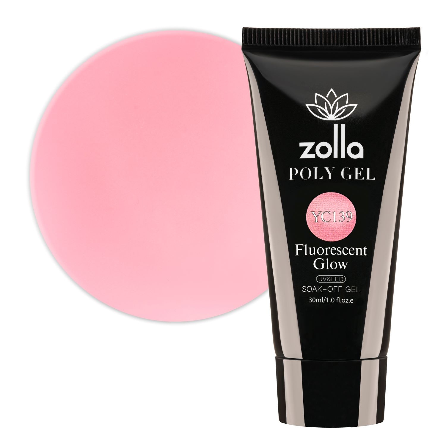 Polygel Zolla Fluorescent Glow YC137, 30ml