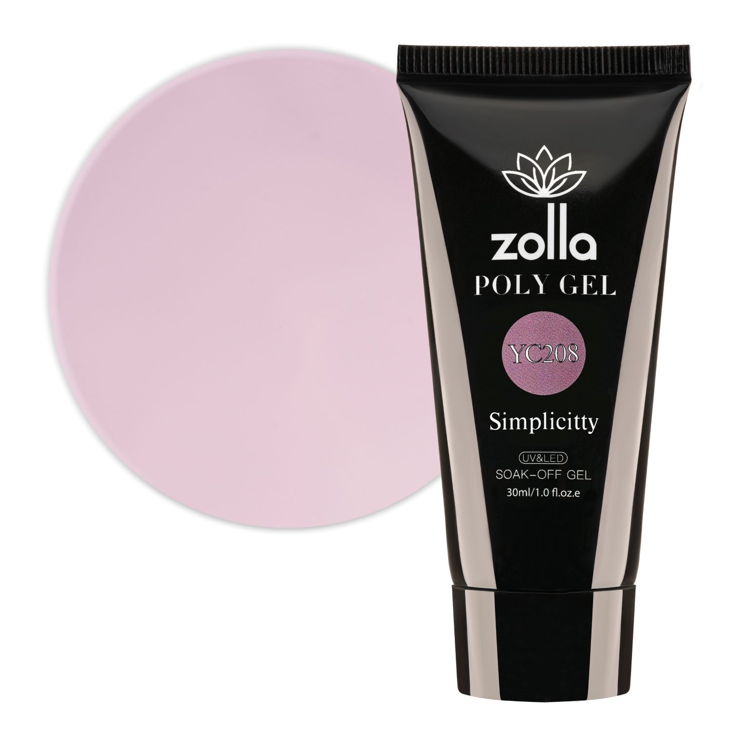 Polygel Zolla Simplicity YC208, 30ml