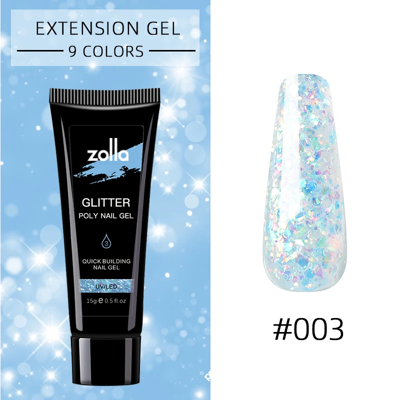 Polygel Zolla Glitter 15g 03