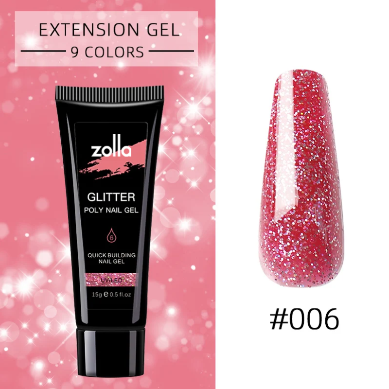 Polygel Zolla Glitter 15g 06