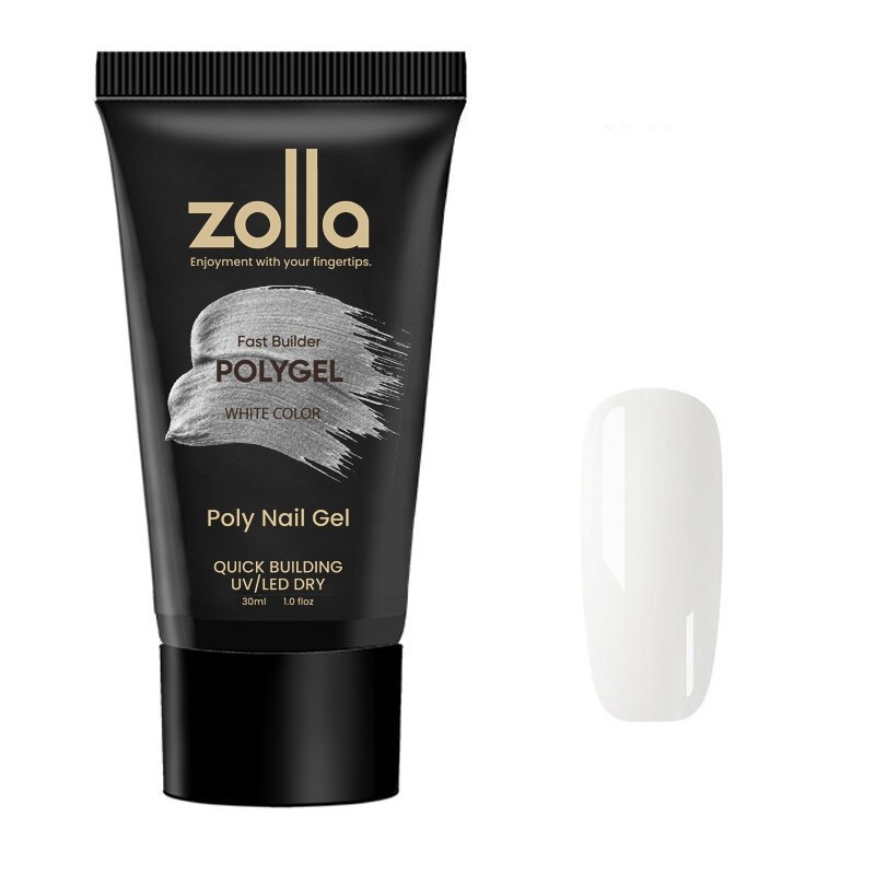 Polygel Zolla 30ml - White Color