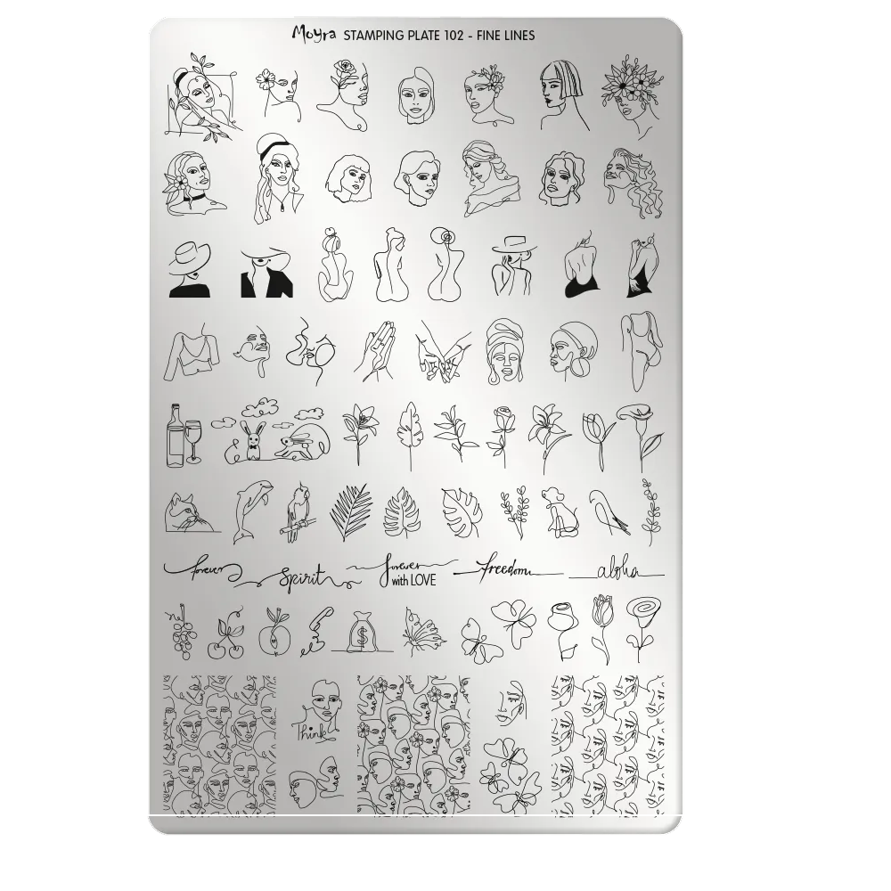 Matrita Moyra Pentru Stampila nr 102 - Fine Lines