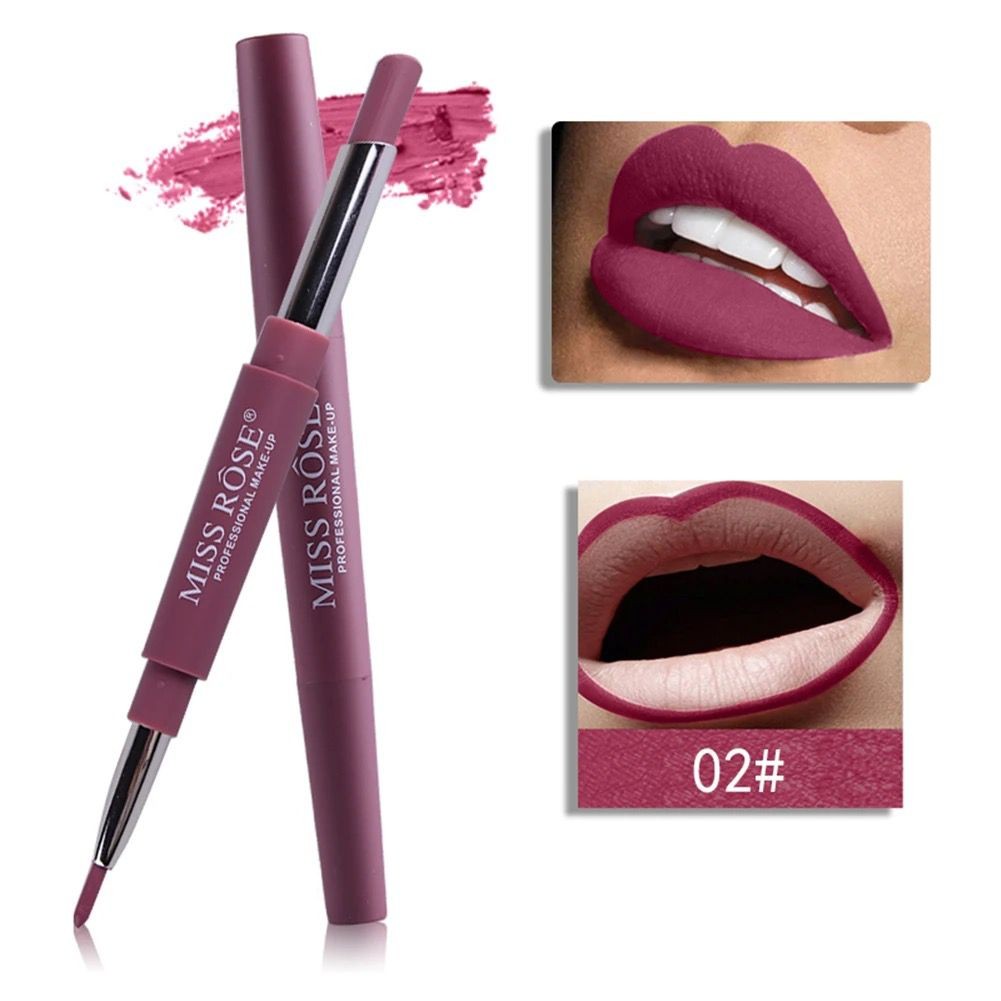 Ruj buze 2 in 1 Double Lipstick 02
