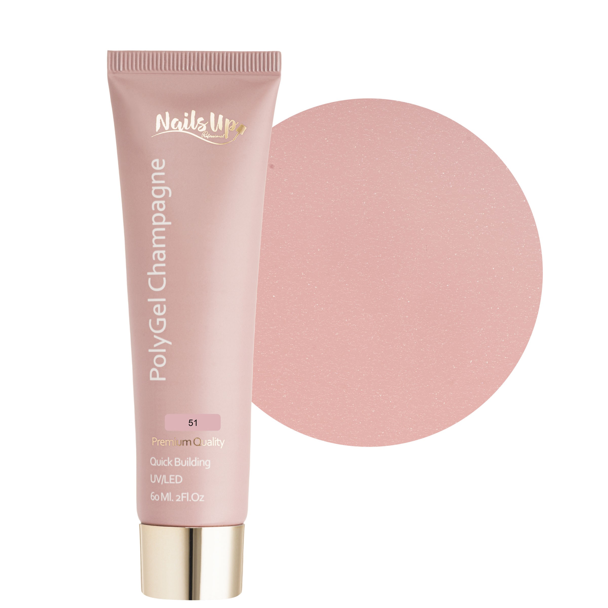 Polygel NAILSUP Champagne 51 60ml