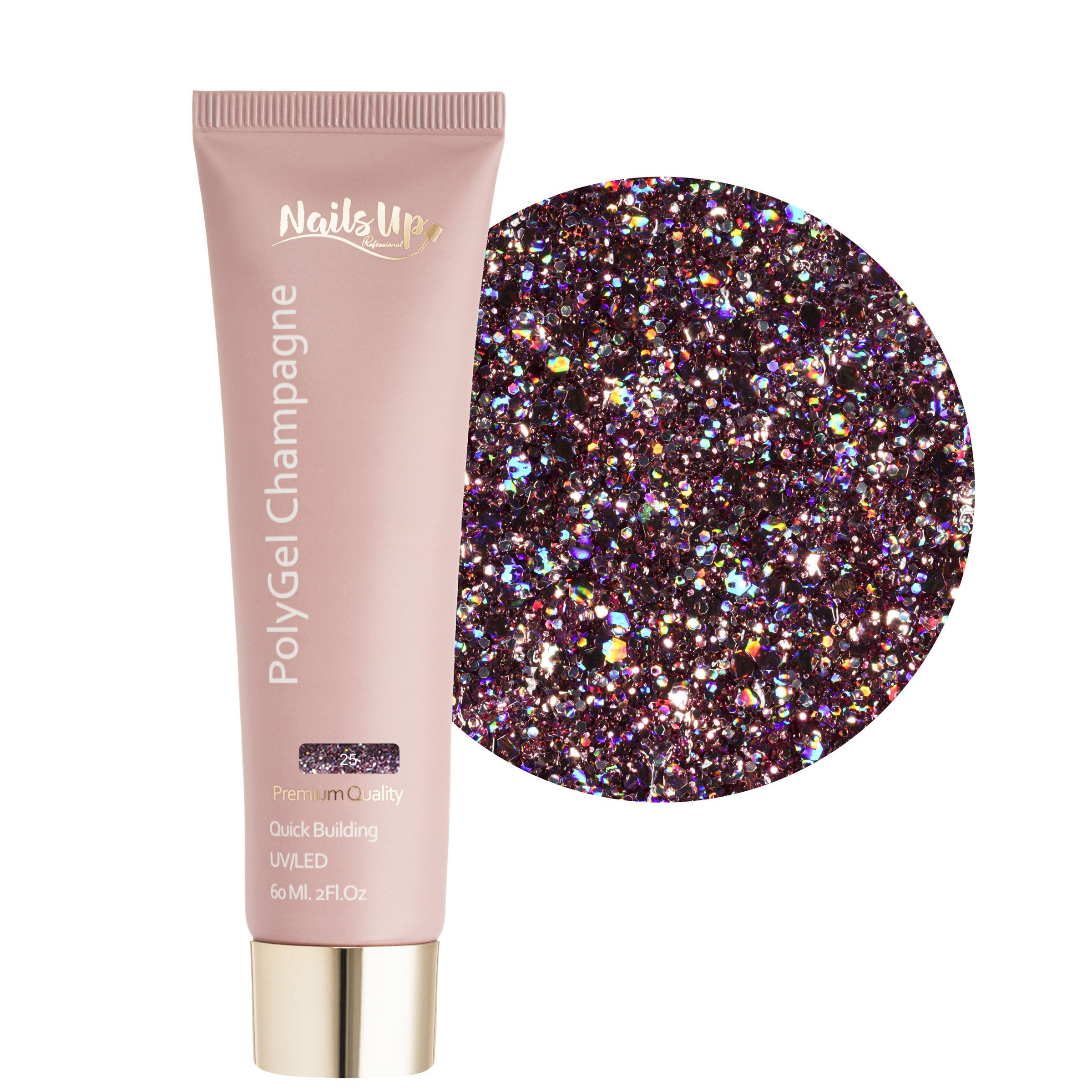 Polygel NAILSUP Champagne 25 60ml