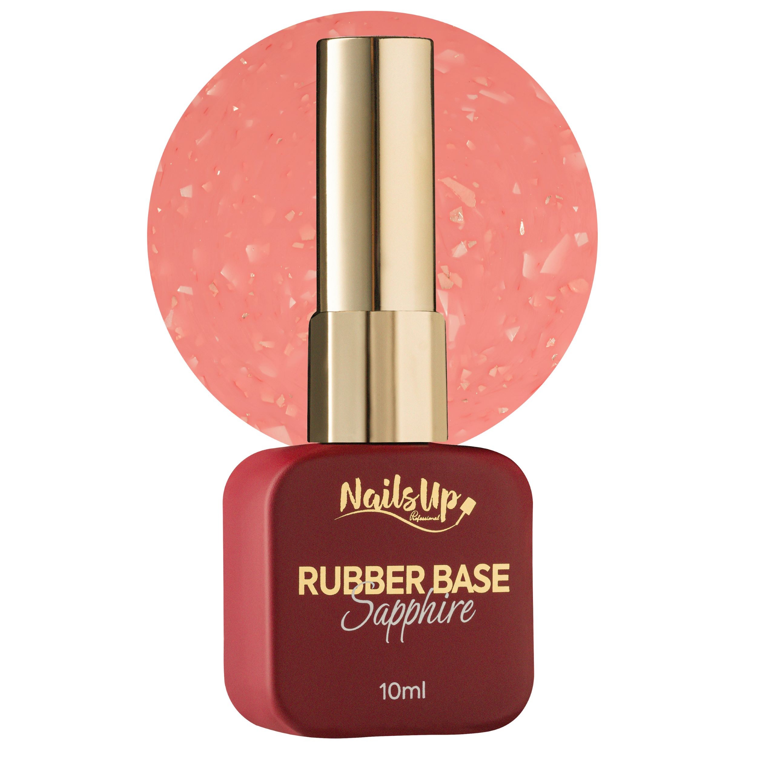 Rubber base NAILSUP Sapphire Flakes 03 10 ml