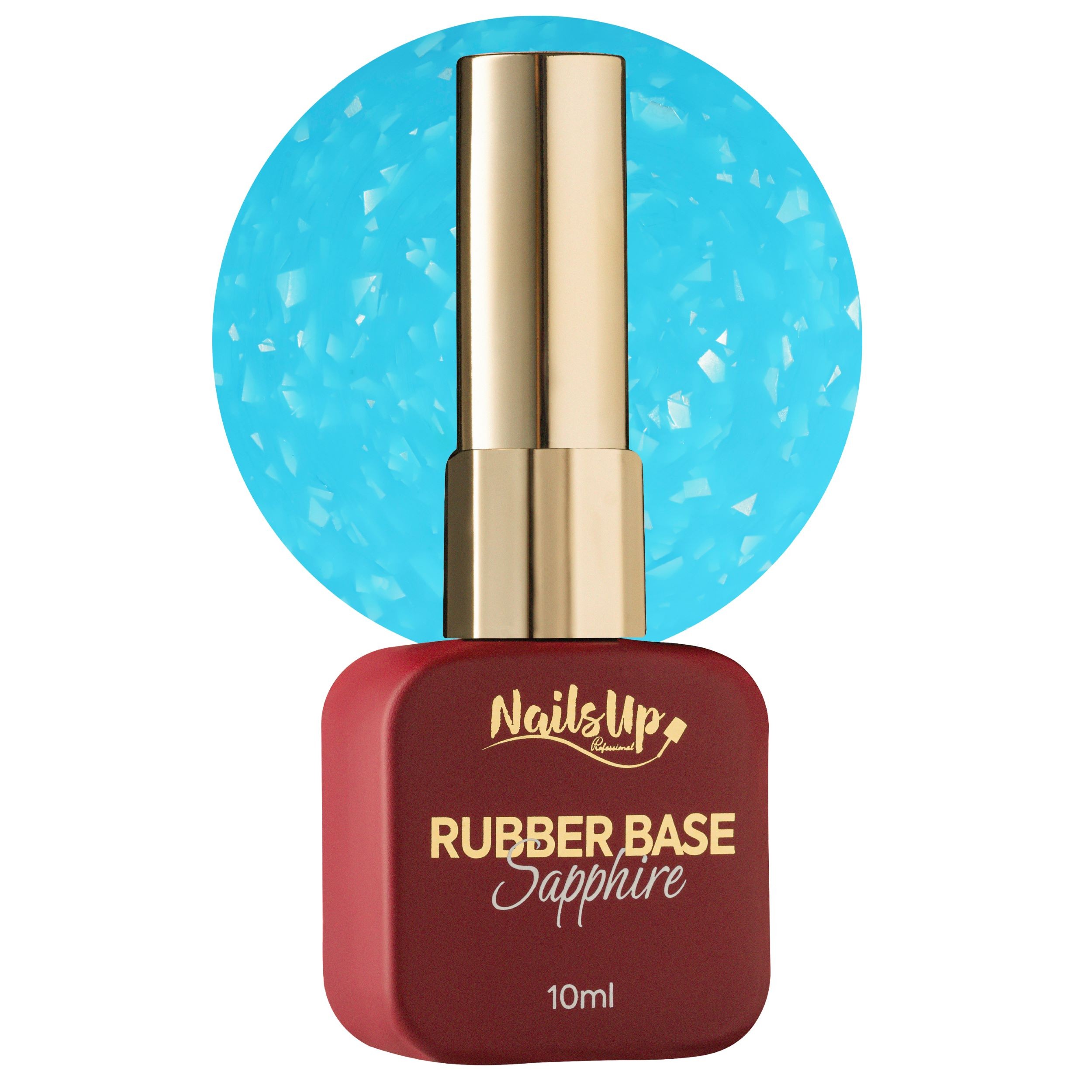 Rubber base NAILSUP Sapphire Flakes 05 10 ml