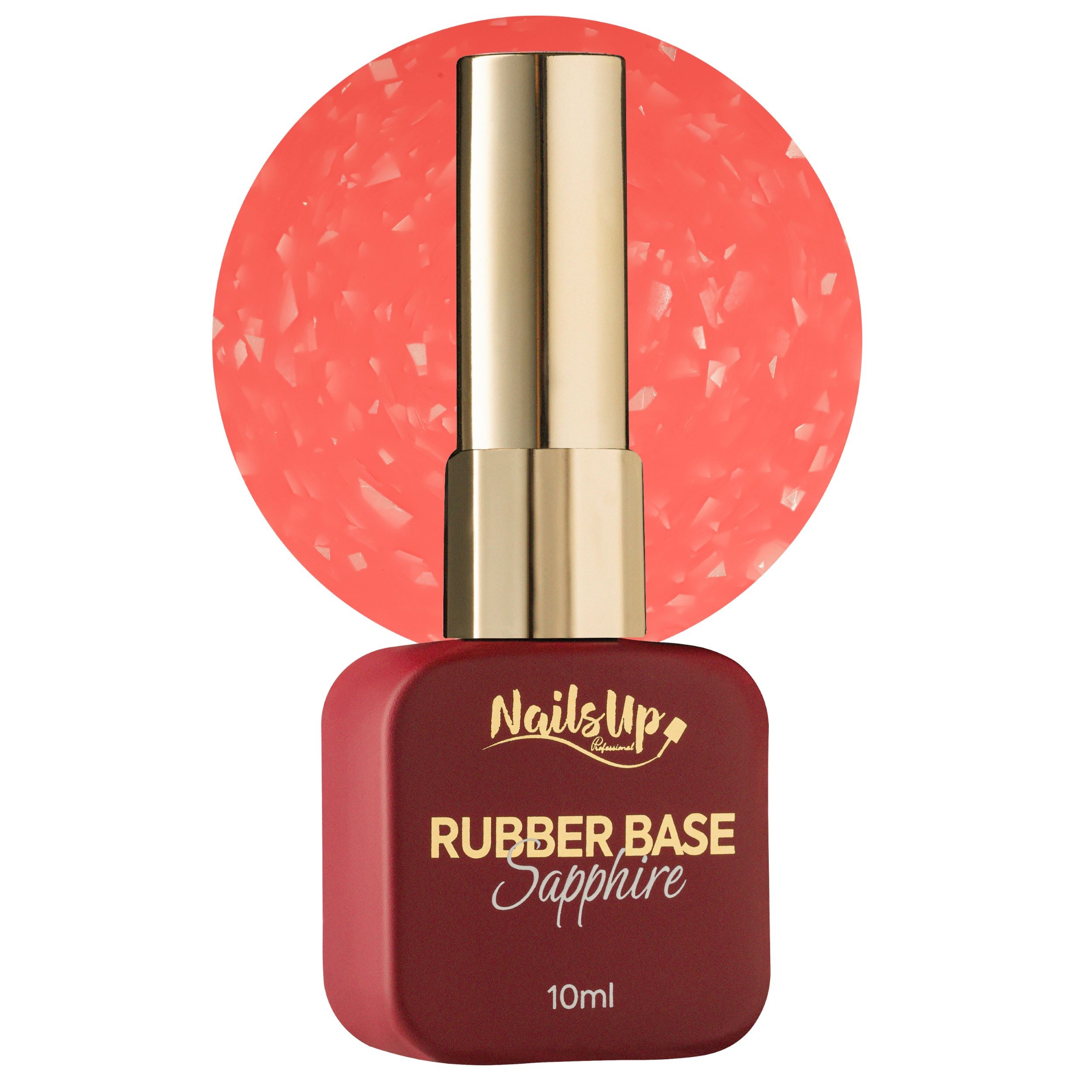 Rubber base NAILSUP Sapphire Flakes 07 10 ml