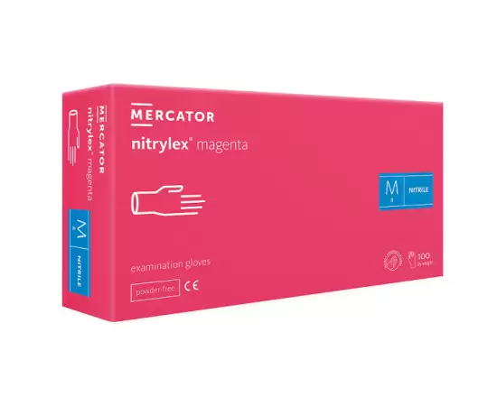 Manusi Nitril Nitrylex Magenta Masura M