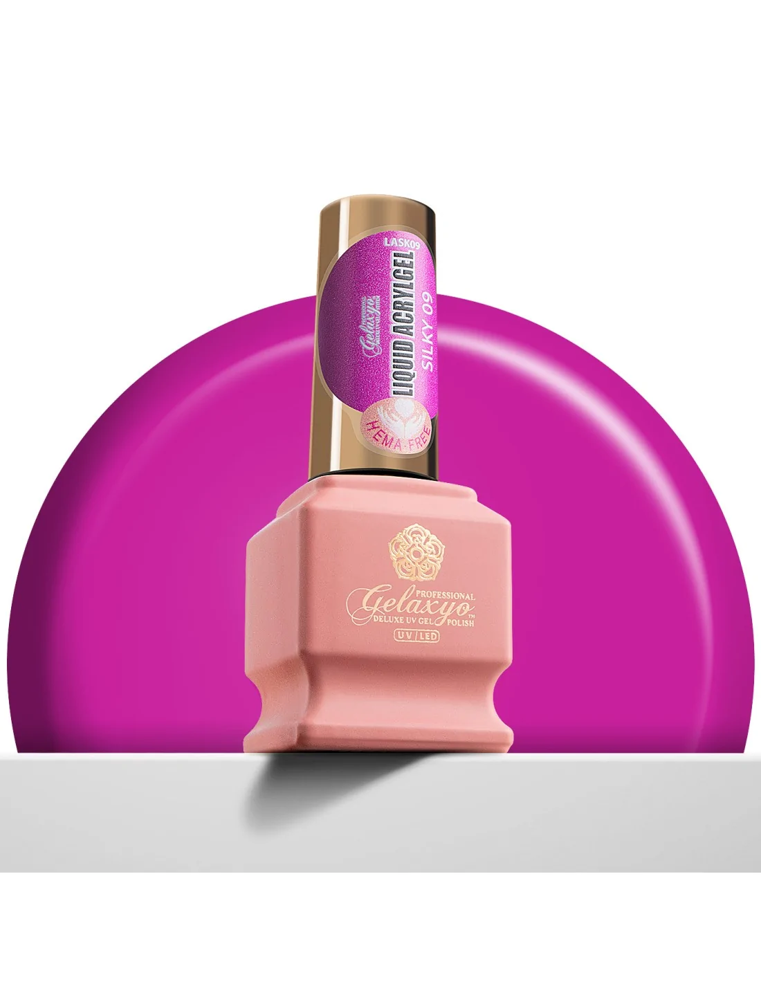 Gelaxyo Liquid Acrylgel Hema Free SILKY 09 7ml