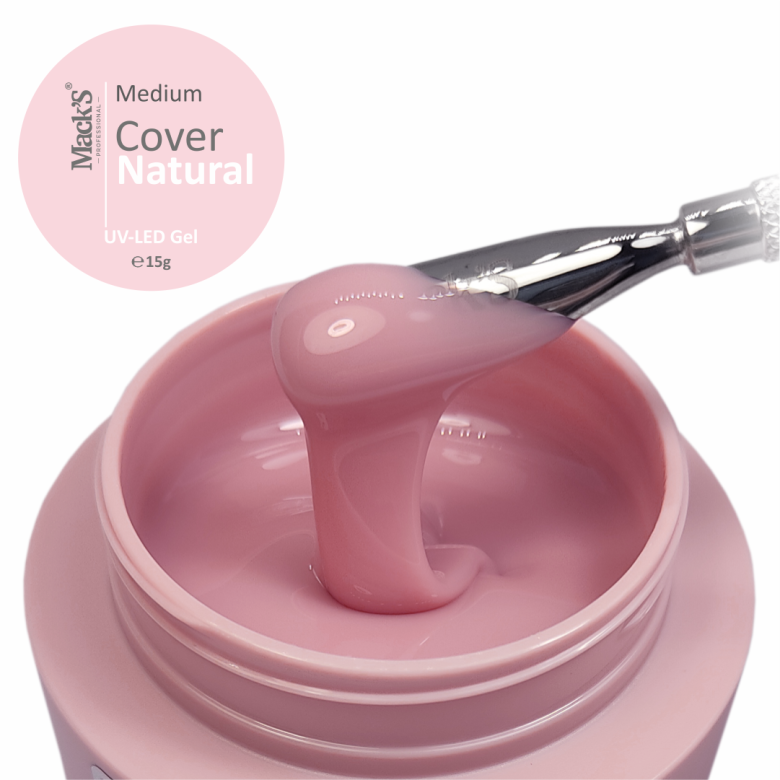 Gel UV Medium Cover Natural Mack's 15g