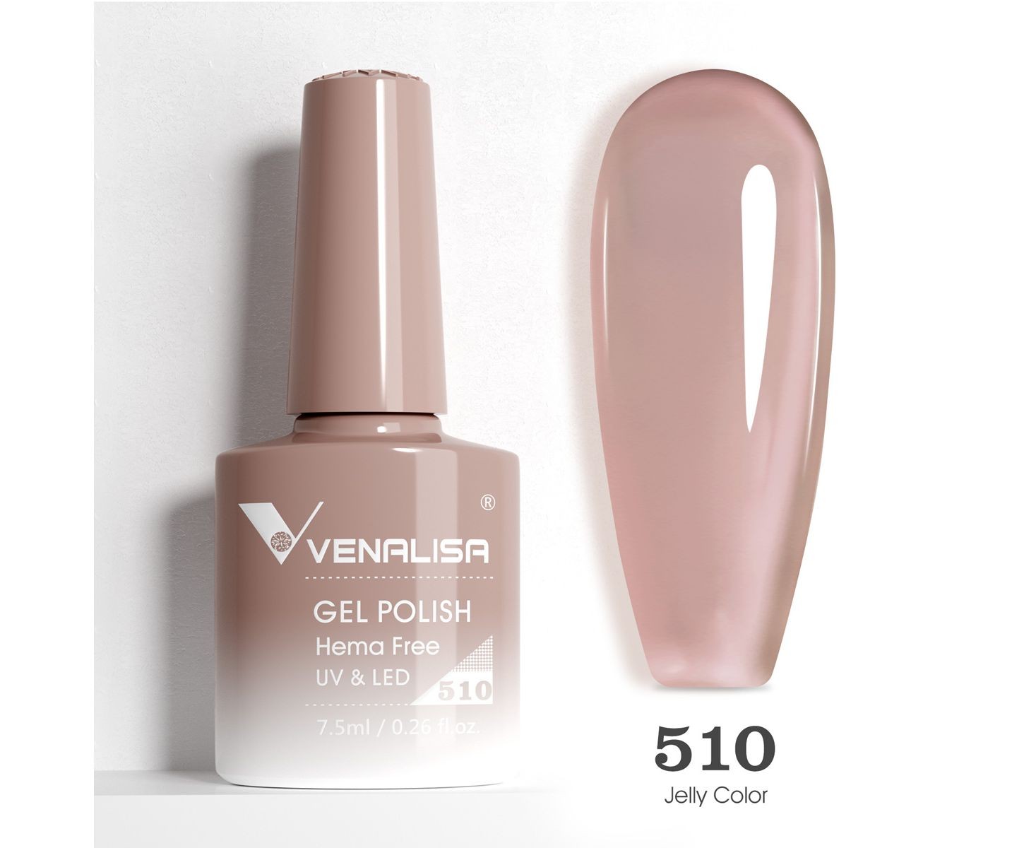 Oja semipermanenta Venalisa Vip 5 Hema Free 7,5 ml 510