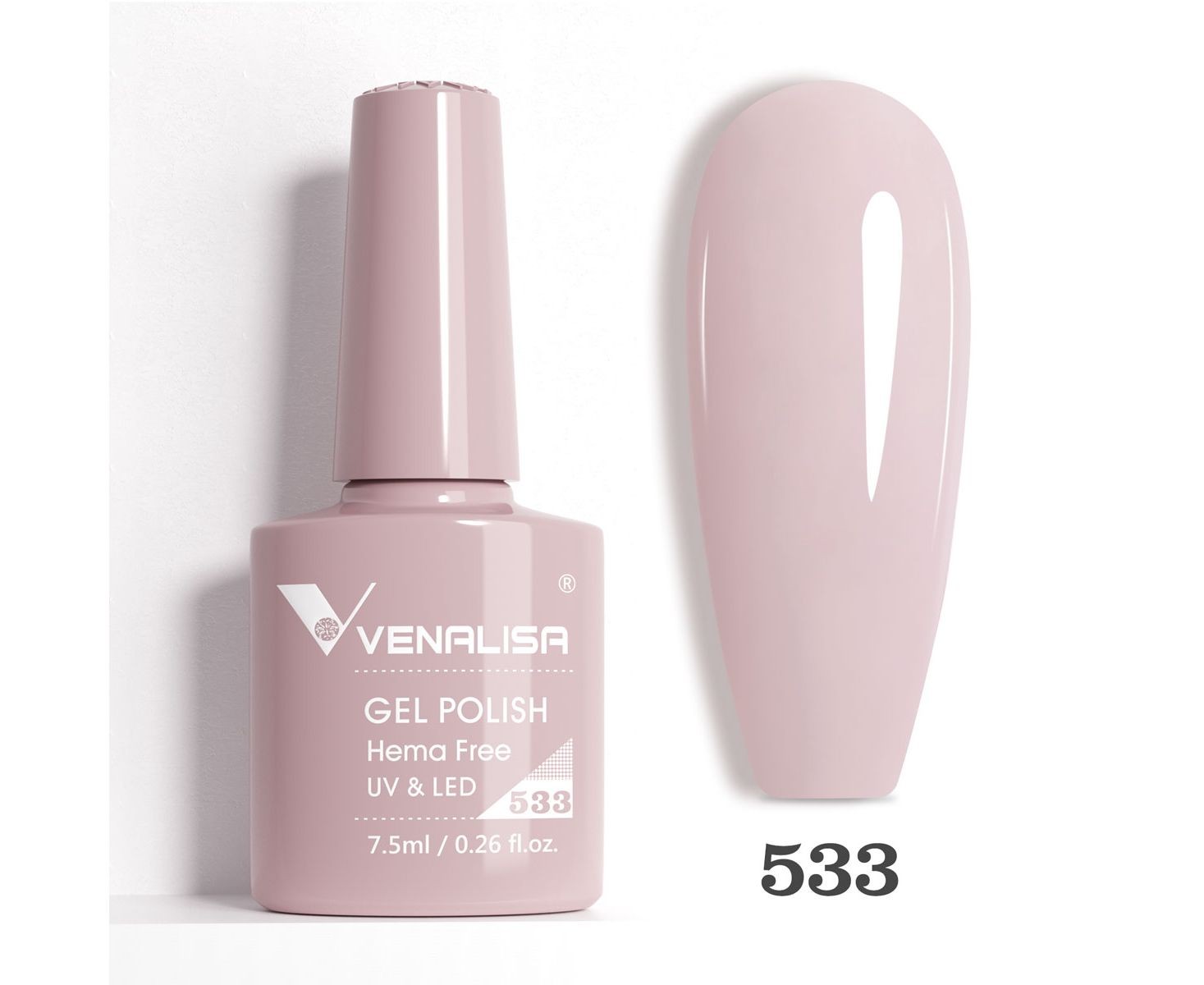 Oja semipermanenta Venalisa Vip 5 Hema Free 7,5 ml 533