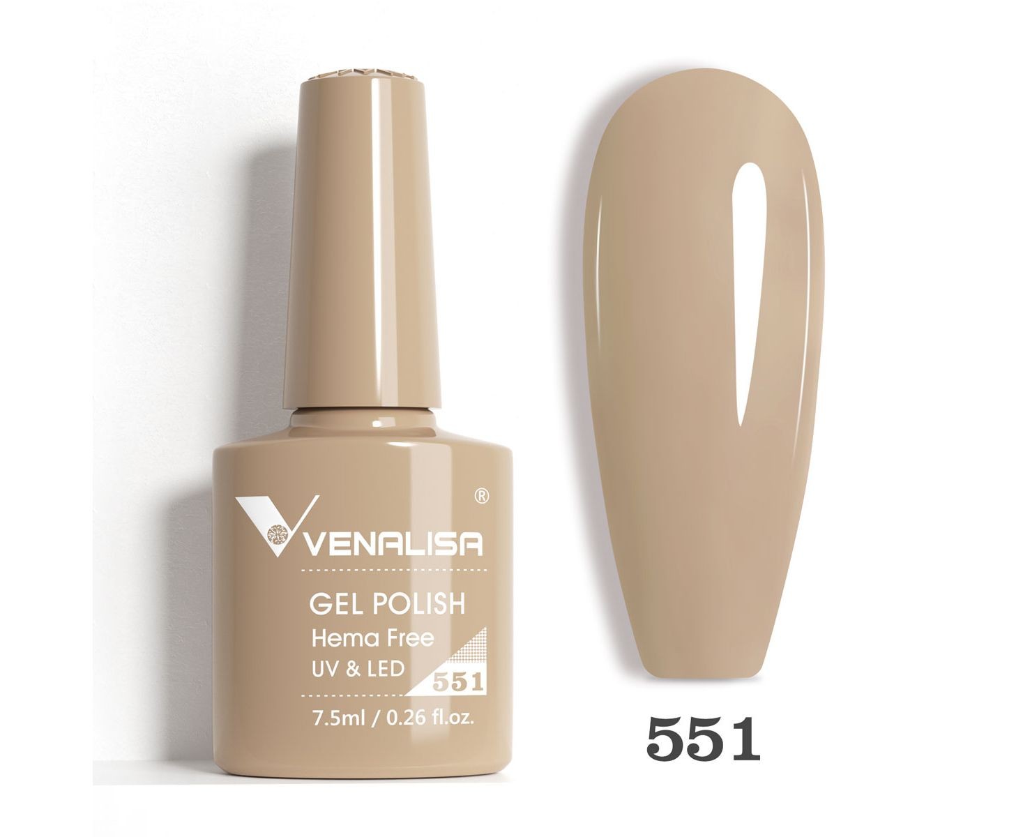 Oja semipermanenta Venalisa Vip 5 Hema Free 7,5 ml 551