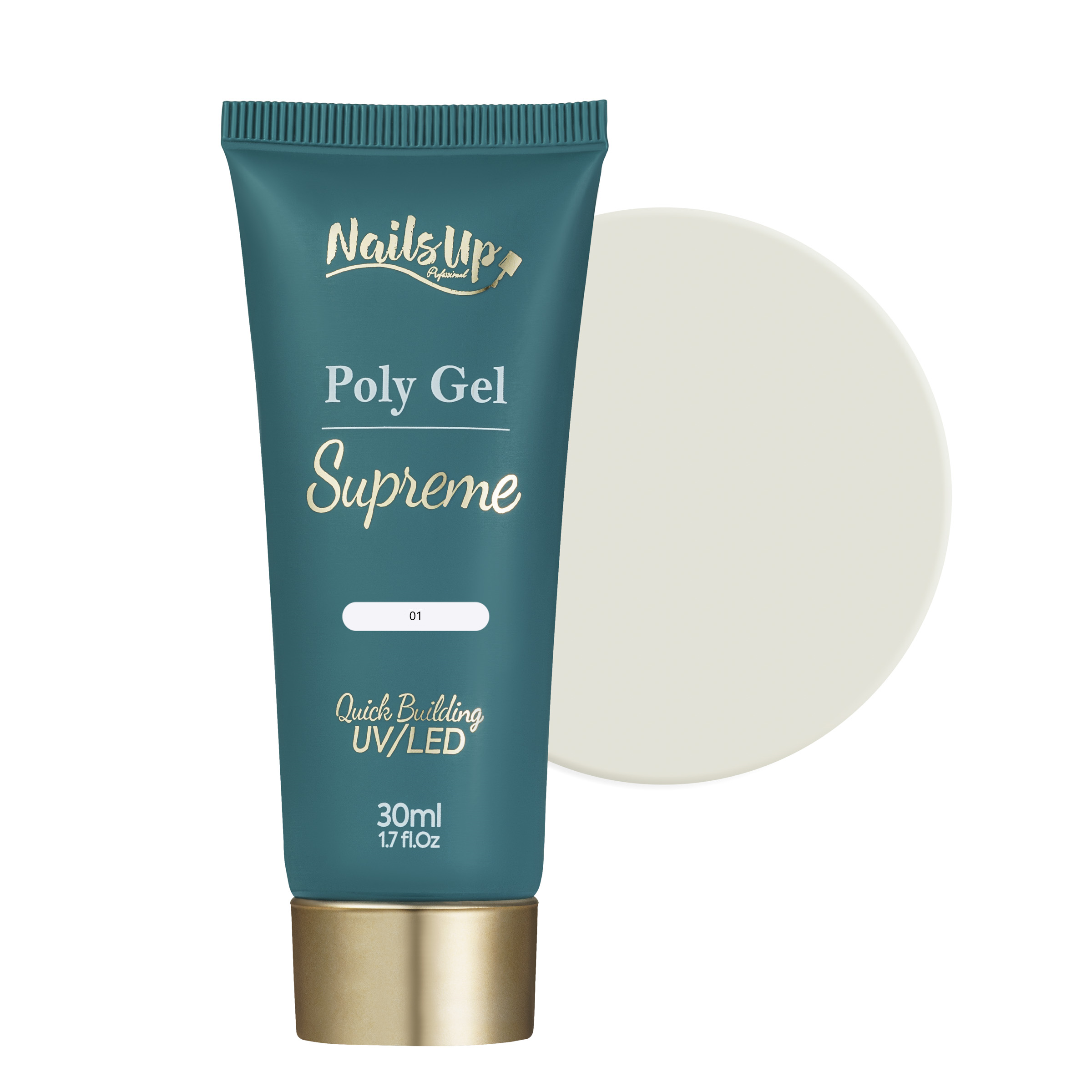 Polygel NAILSUP SUPREME 30g  01 Clear