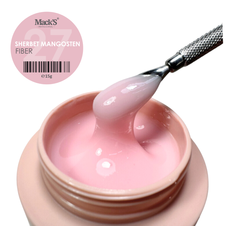 Gel Uv constructie Fiber Sherbet Mangosten 27 Mack's 15g
