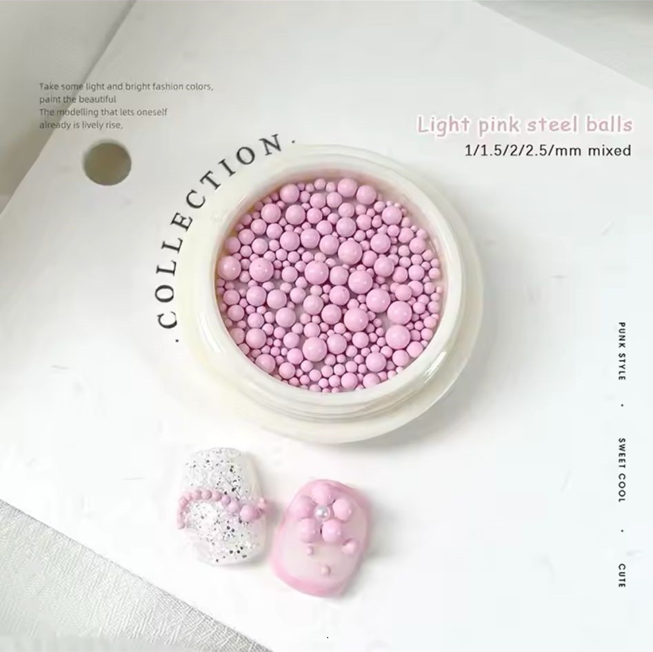 Decor unghii Bubble Pink 04